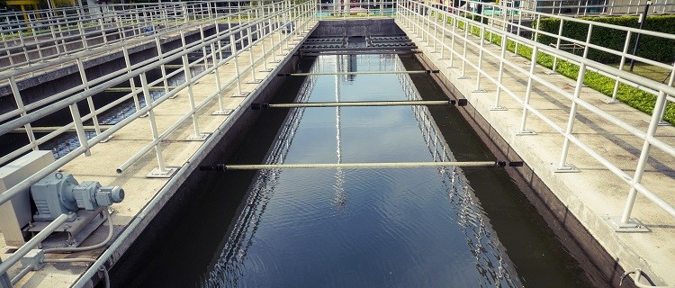 Odor control nozzles at WWTP